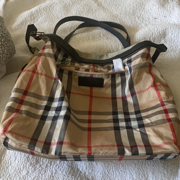 Burberry nylon tote bag beige - Picture 7 of 13